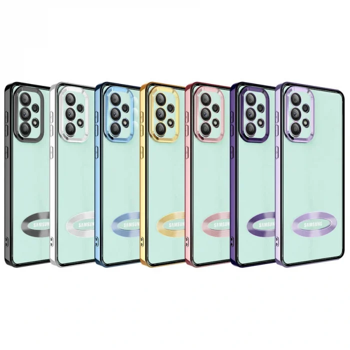 Samsung A73 Kılıf Kamera Korumalı Logo Gösteren Omega Kapak