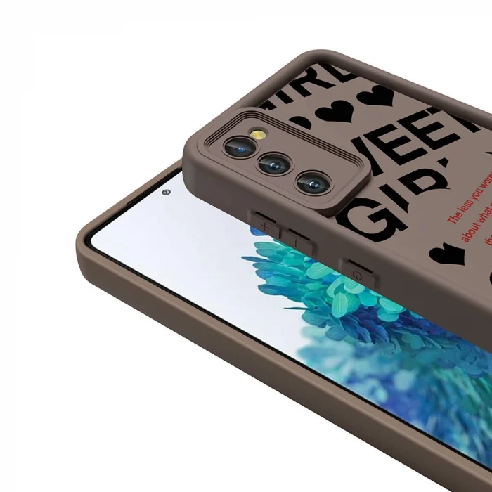 Samsung S20 FE Kılıf Kamera Korumalı Baskılı Arka Yüzey Klas Kapak