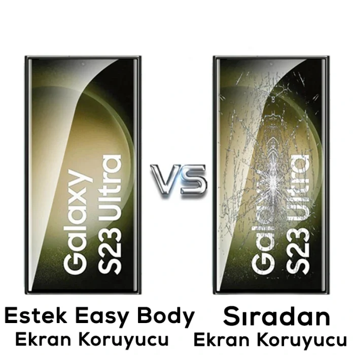 Samsung S22 Ultra Hizalama Aparatlı Estek Easy Body Ekran Koruyucu