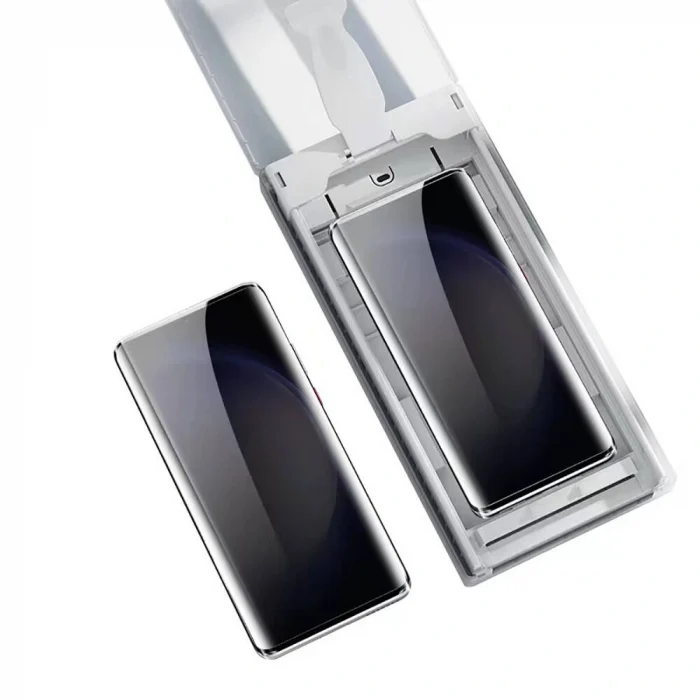 Samsung S22 Ultra Uygulama Aparatlı 6in1 Easy Privacy Body Ekran Koruyucu