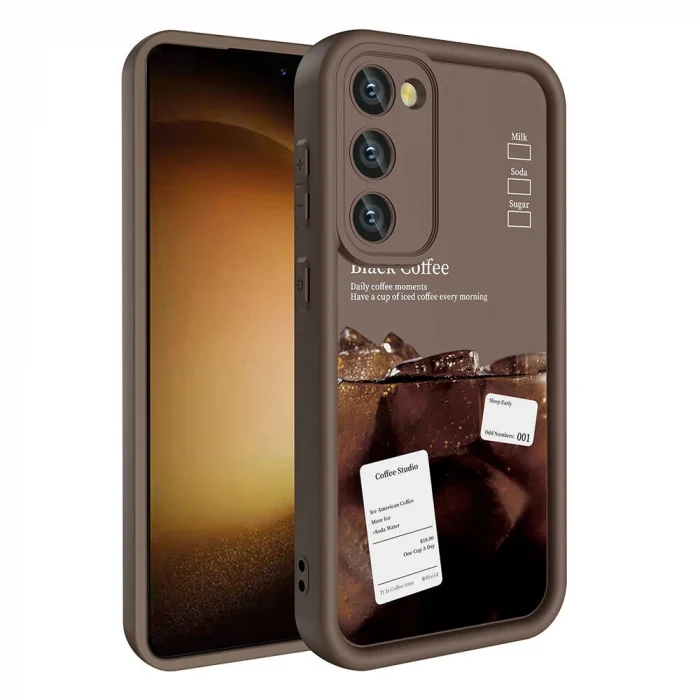Samsung S23 Kılıf Kamera Korumalı Baskılı Arka Yüzey Klas Kapak