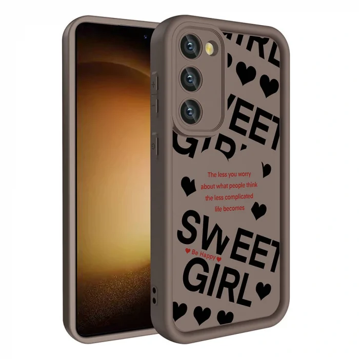 Samsung S23 Kılıf Kamera Korumalı Baskılı Arka Yüzey Klas Kapak