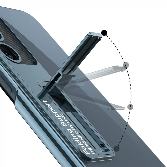 Samsung S23 Kılıf Kamera Korumalı Şeffaf Tasarımlı  Lego Standlı Kapak