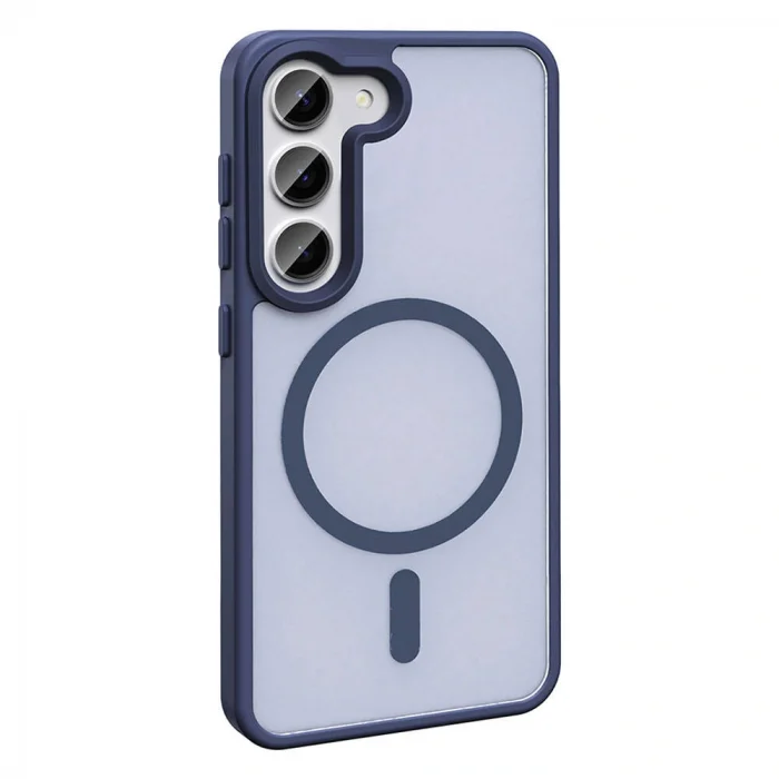 Samsung S23 Kılıf M-safe Şarj Özellikli Mat Arka Yüzey Sio Kapak