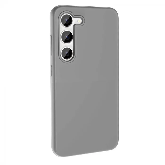 Samsung S23 Kılıf M-safe Şarj Özellikli Sıvı Teknolojili Silinebilir Sert Kivi Kapak