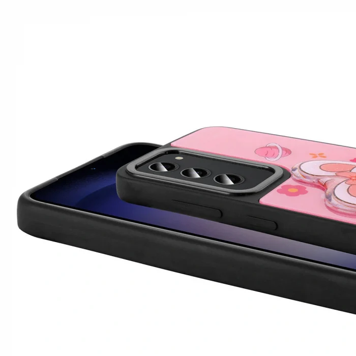 Samsung S23 Kılıf Parlayan Kabartmalı İkonik Figürlü Amas Silikon Kapak