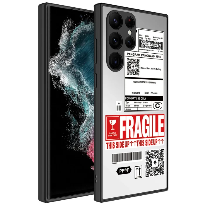 S23 Ultra Kılıf Aynalı Desenli Kamera Korumalı Parlak Mirror Kapak