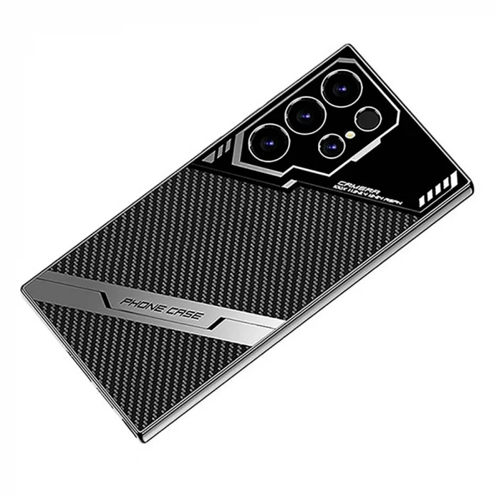 Samsung S23 Ultra Kılıf Kamera Korumalı Karbon Tasarım Yeni Seri Procase Kapak