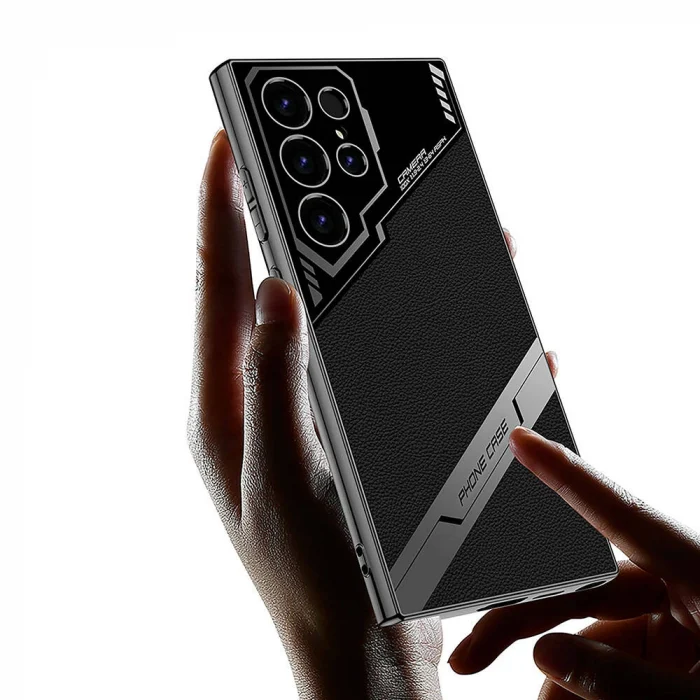Samsung S23 Ultra Kılıf Kamera Korumalı Suni Deri Tasarım Yeni Seri Procase Kapak
