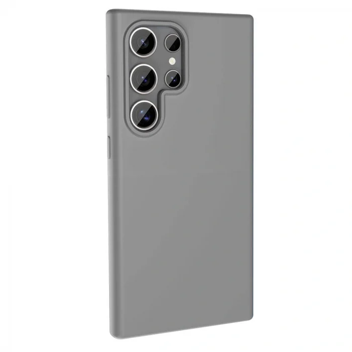 Samsung S23 Ultra Kılıf M-safe Şarj Özellikli Sıvı Teknolojili Silinebilir Sert Kivi Kapak