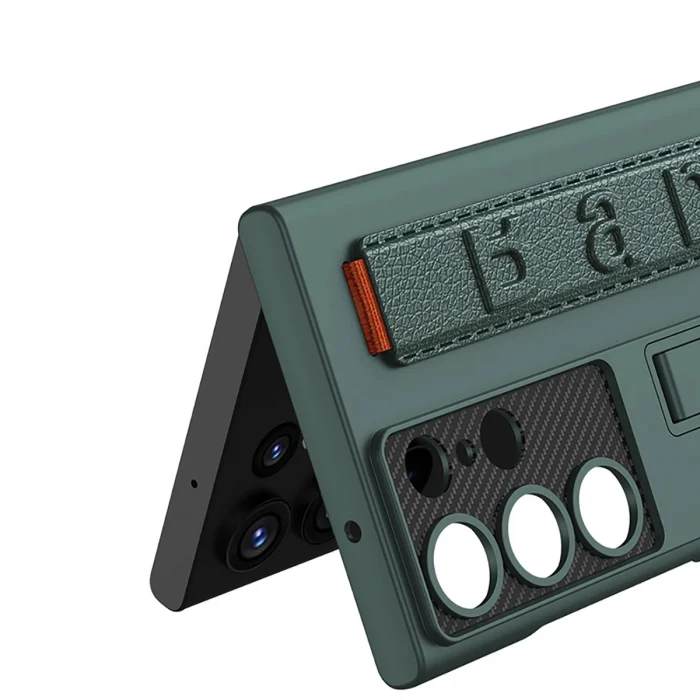 S23 Ultra Kılıf Standlı El Tutacaklı Band Kapak