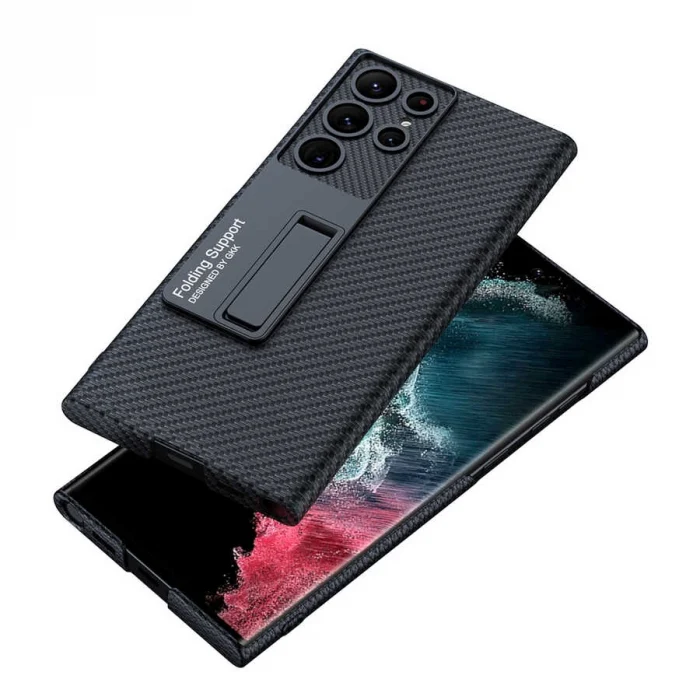 Samsung S23 Ultra Kılıf  Kıpta Standlı Kapak