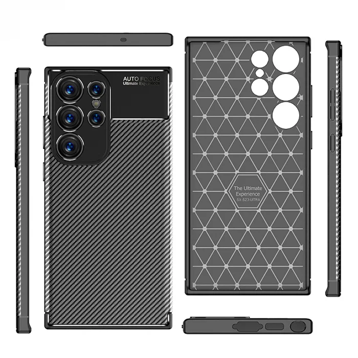 Samsung S23 Ultra Kılıf  Negro Silikon Kapak
