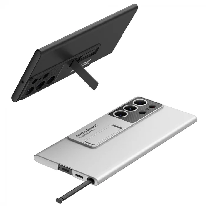 Samsung S23 Ultra Kılıf  Standlı Ays Kapak