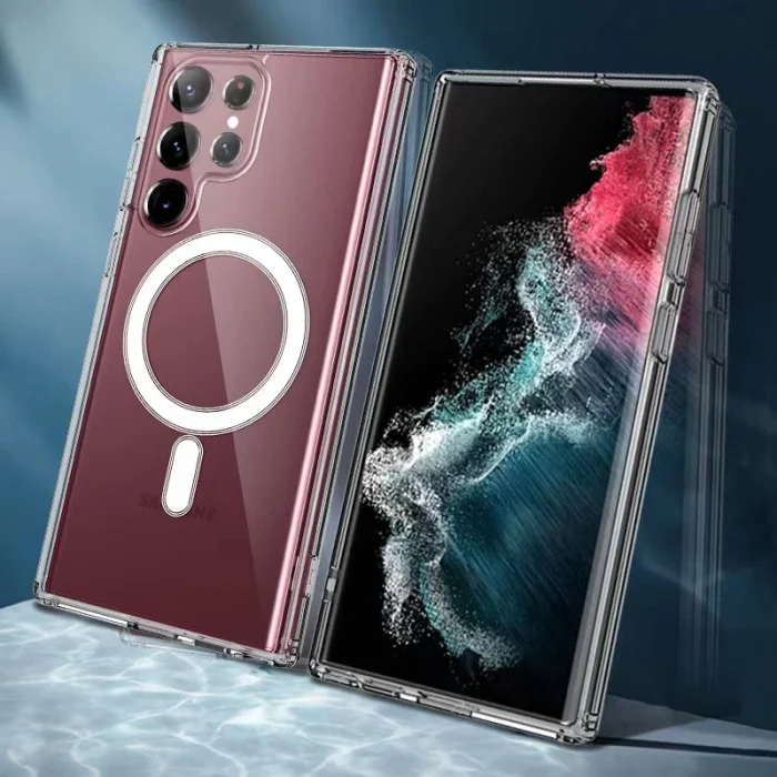 Samsung S23 Ultra Kılıf Tacsafe Wireless Kapak