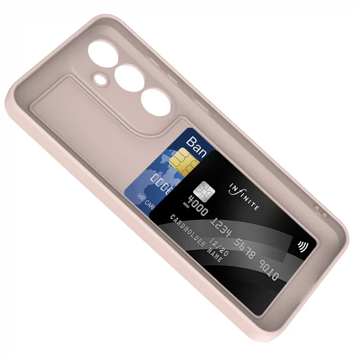 Samsung S24 FE Kılıf Kamera Korumalı Kartlık Hazneli Vitra Kapak