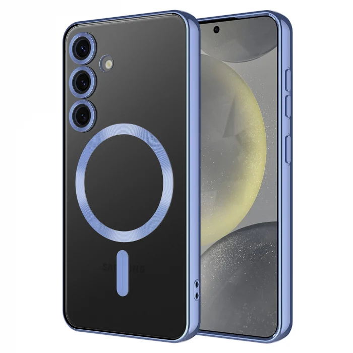 Samsung S24 FE Kılıf Kamera Korumalı M-safe Wireless Şarj Özellikli Demre Kapak