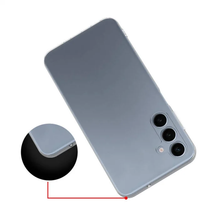 Samsung S24 FE Kılıf Süper Silikon Kapak