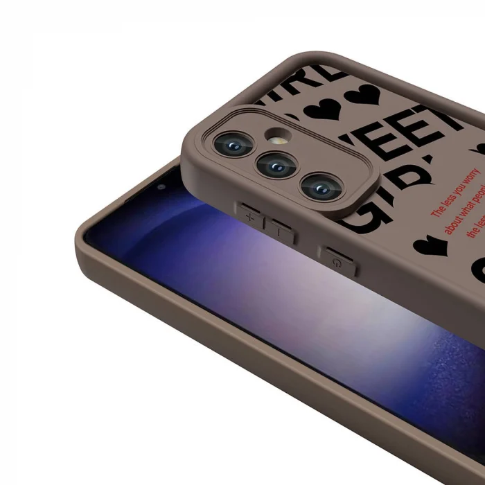 Samsung S24 Kılıf Kamera Korumalı Baskılı Arka Yüzey Klas Kapak