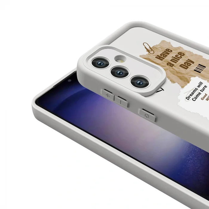 Samsung S24 Kılıf Kamera Korumalı Baskılı Arka Yüzey Klas Kapak