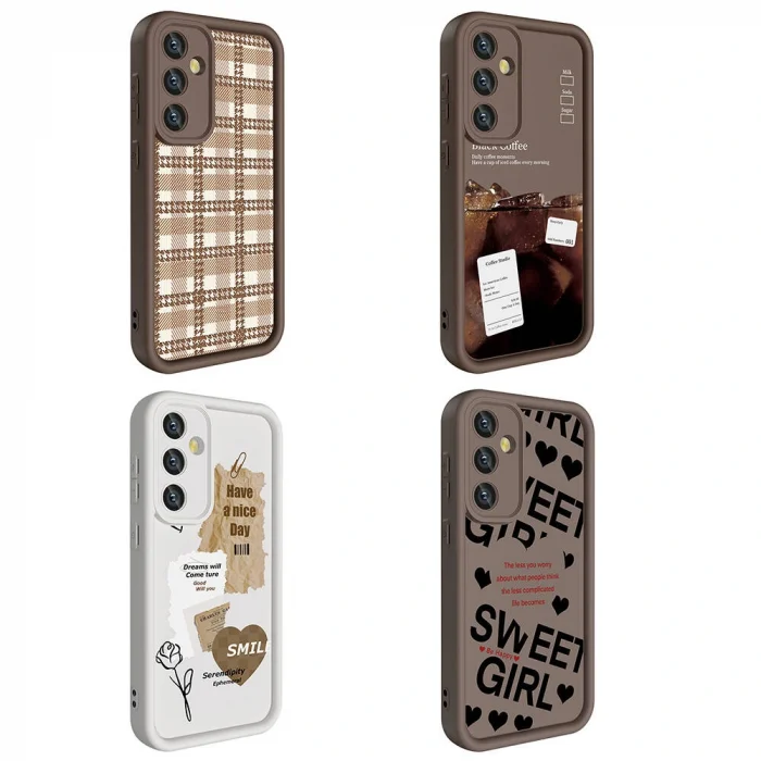 Samsung S24 Kılıf Kamera Korumalı Baskılı Arka Yüzey Klas Kapak