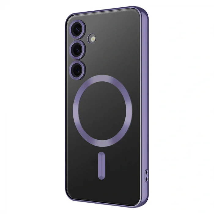 Samsung S24 Kılıf Kamera Korumalı M-safe Wireless Şarj Özellikli Demre Kapak