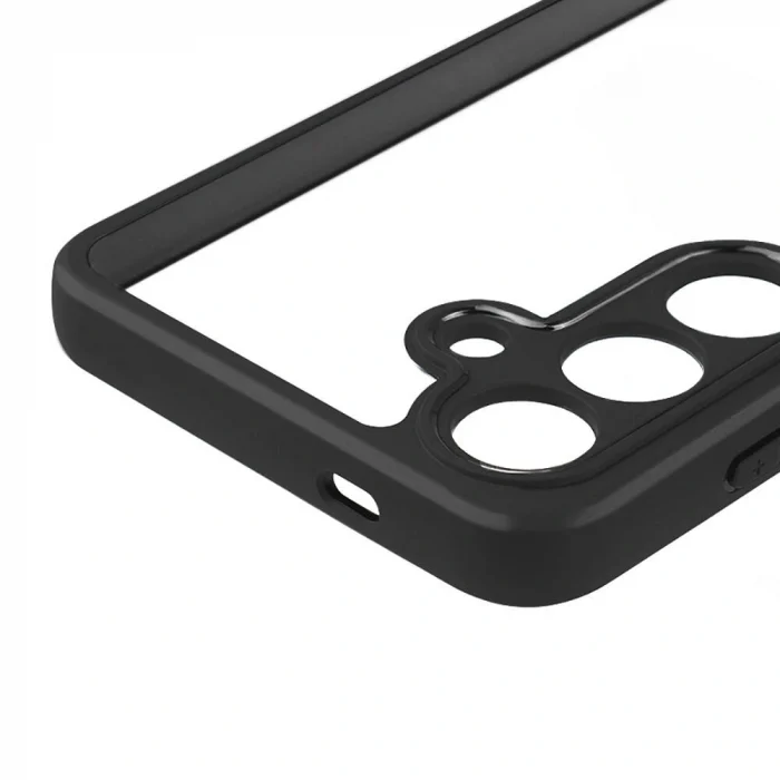 Samsung S24 Kılıf Kamera Korumalı Şeffaf Arka Yüzey New Roll Kapak