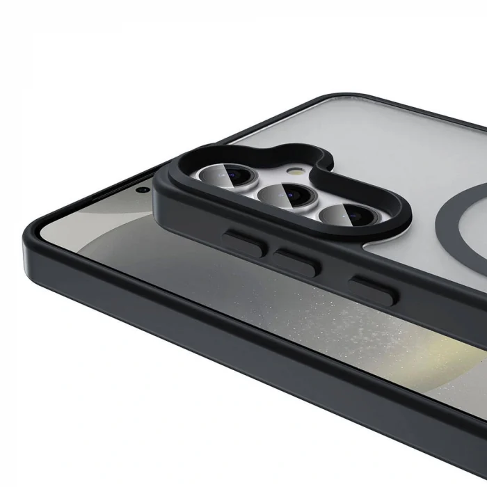 Samsung S24 Kılıf M-safe Şarj Özellikli Mat Arka Yüzey Sio Kapak