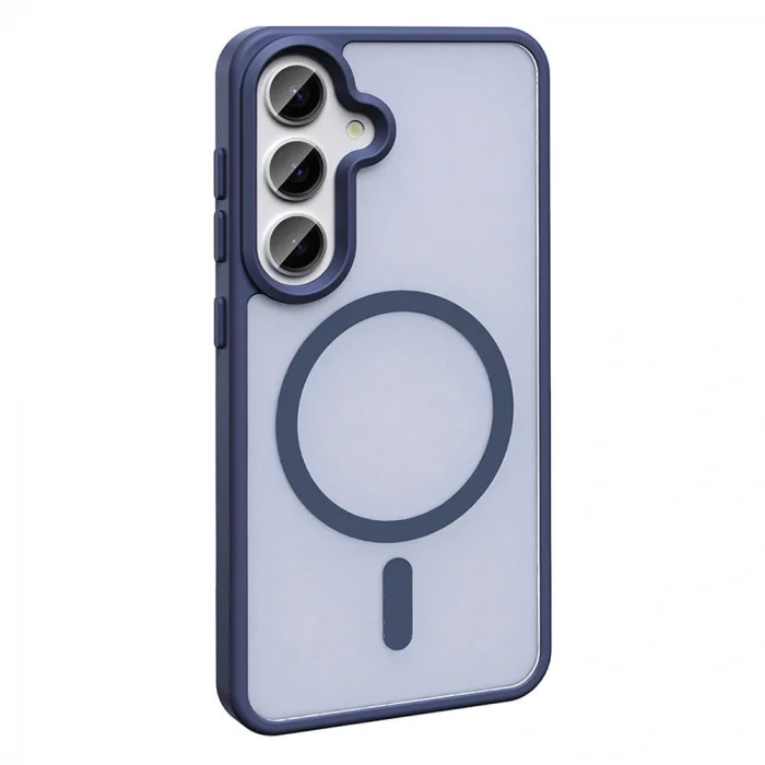 Samsung S24 Kılıf M-safe Şarj Özellikli Mat Arka Yüzey Sio Kapak