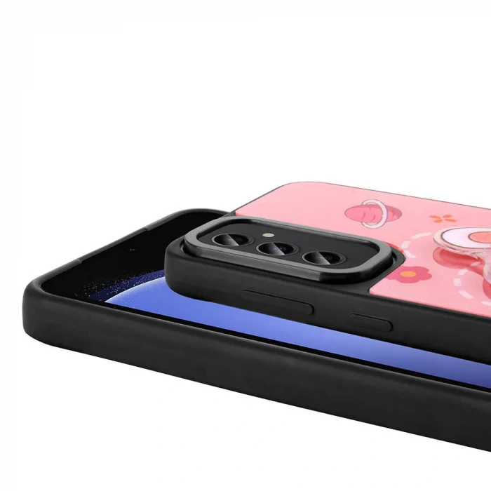 Samsung S24 Kılıf Parlayan Kabartmalı İkonik Figürlü Amas Silikon Kapak