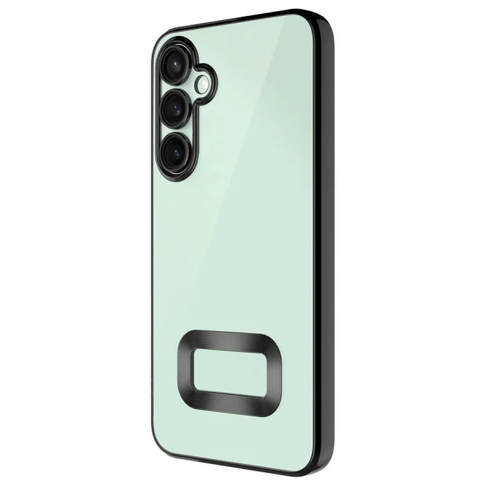 Samsung S24 Plus Kılıf Kamera Korumalı Logo Gösteren Omega Kapak