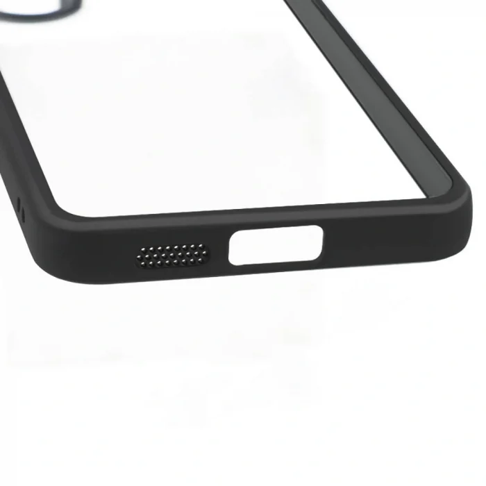 Samsung S24 Plus Kılıf Kamera Korumalı Şeffaf Arka Yüzey New Roll Kapak