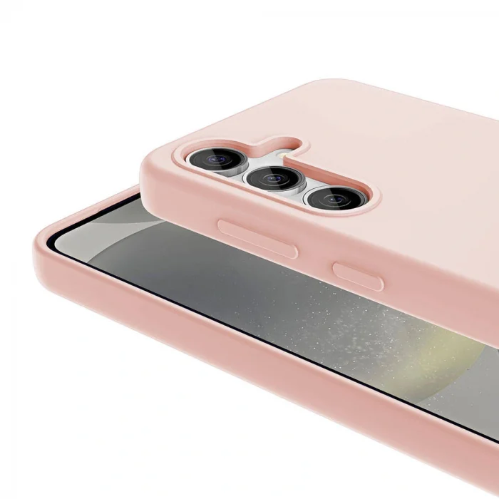 Samsung S24 Plus Kılıf M-safe Şarj Özellikli Sıvı Teknolojili Silinebilir Sert Kivi Kapak