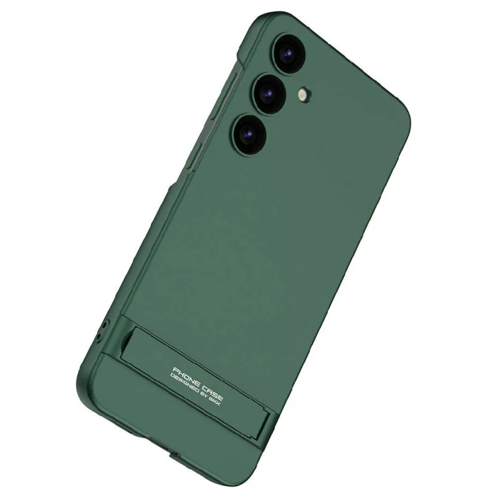 Samsung S24 Plus Kılıf Kamera Korumalı Dikey Standlı Ays Kapak