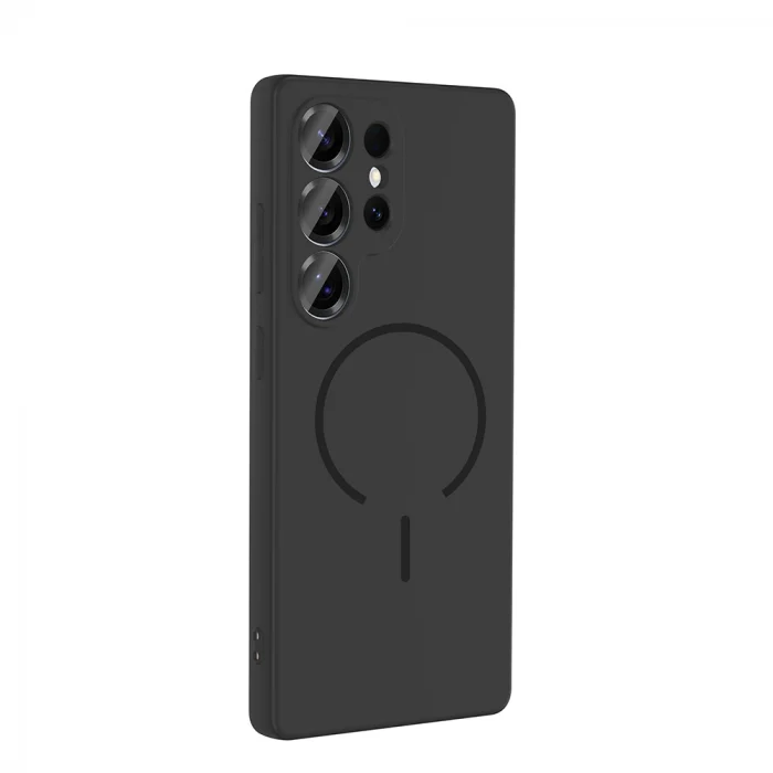 Galaxy S24 Ulta Kılıf M-safe Şarj Özellikli Zore Meta Kapak