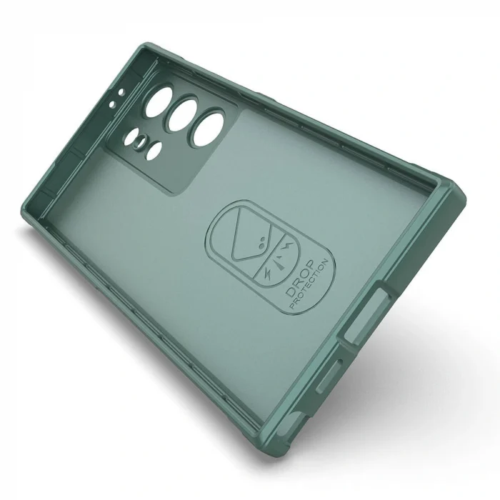 Samsung S24 Ultra Kılıf Esnek TPU Oyuklu Arka Yüzey Tasarımlı Etnik Silikon Kapak