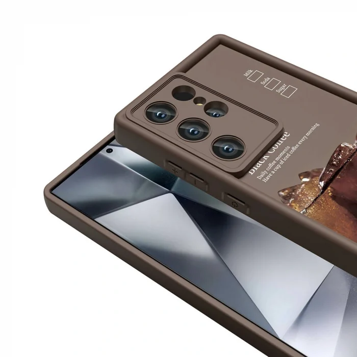 Samsung S24 Ultra Kılıf Kamera Korumalı Baskılı Arka Yüzey Klas Kapak