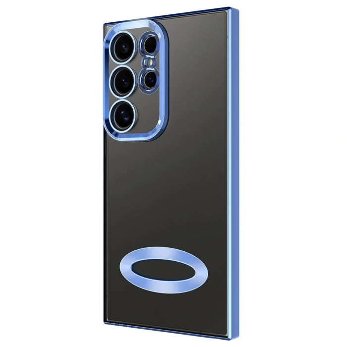 Samsung S24 Ultra Kılıf Kamera Korumalı Logo Gösteren Omega Kapak