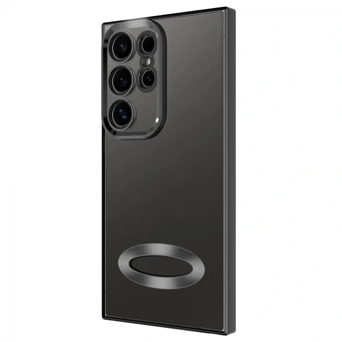 Samsung S24 Ultra Kılıf Kamera Korumalı Logo Gösteren Omega Kapak