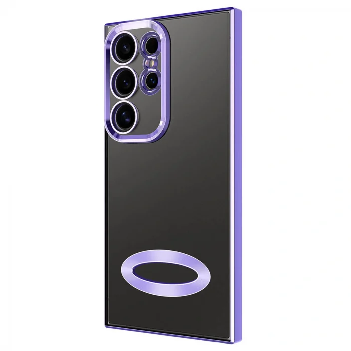 Samsung S24 Ultra Kılıf Kamera Korumalı Logo Gösteren Omega Kapak