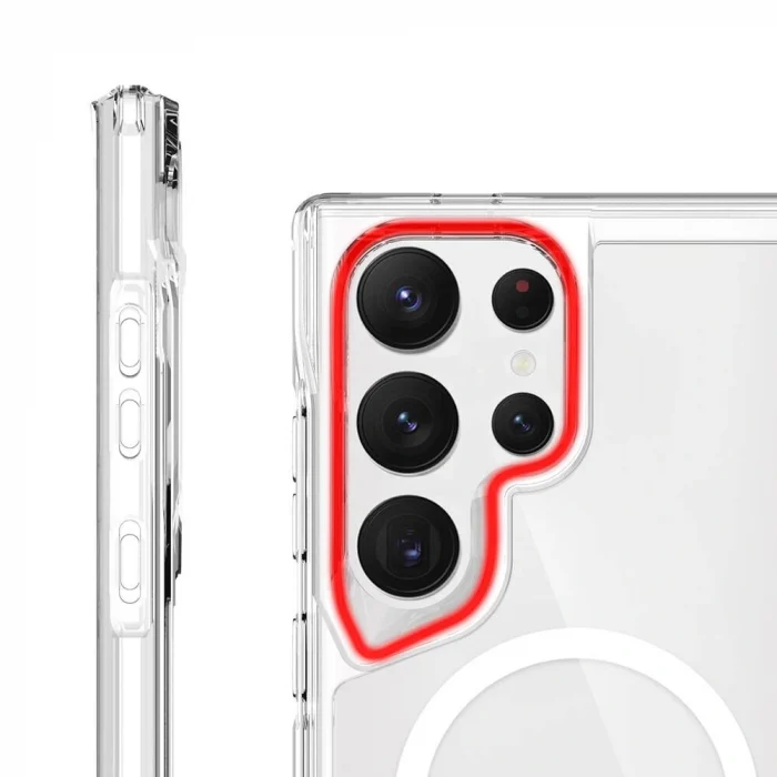 Samsung S24 Ultra Kılıf M-safe Şarj Özellikli T-Max M-safe Kapak