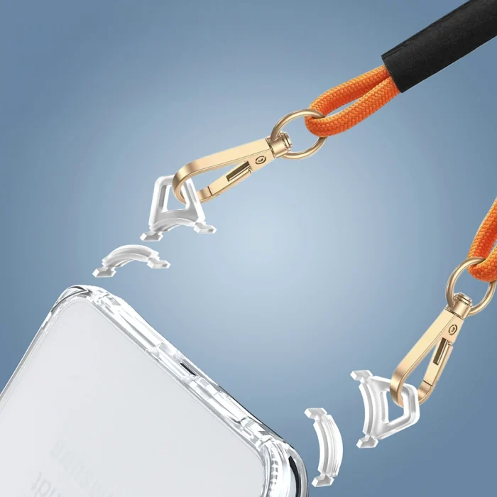 Samsung S25 Edge Kılıf Airbagli Takılabilir Askı Aparatlı Snap Silikon Kapak