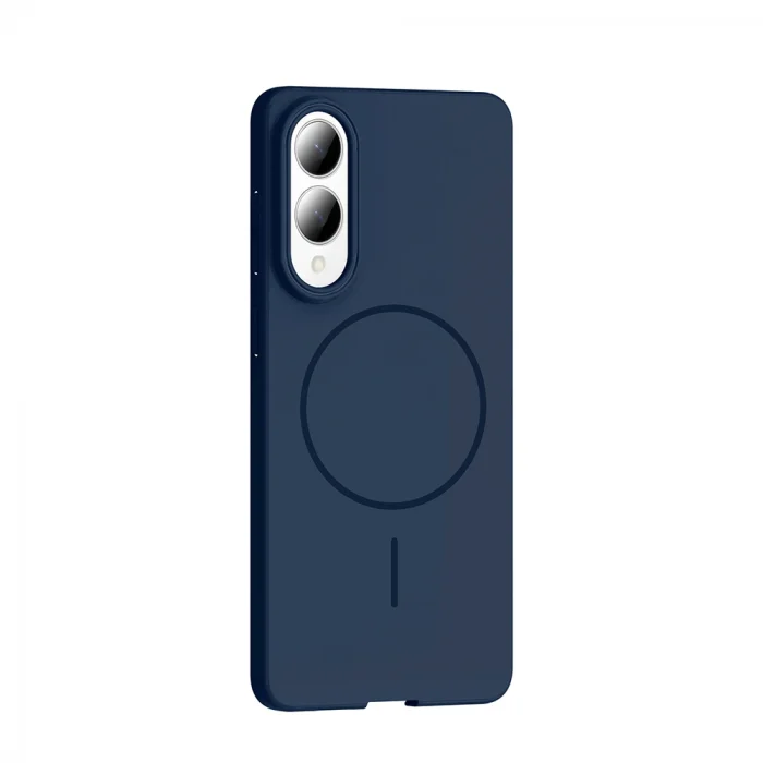 Samsung S25 Edge Kılıf M-safe Şarj Özellikli Ruby Sert Kapak