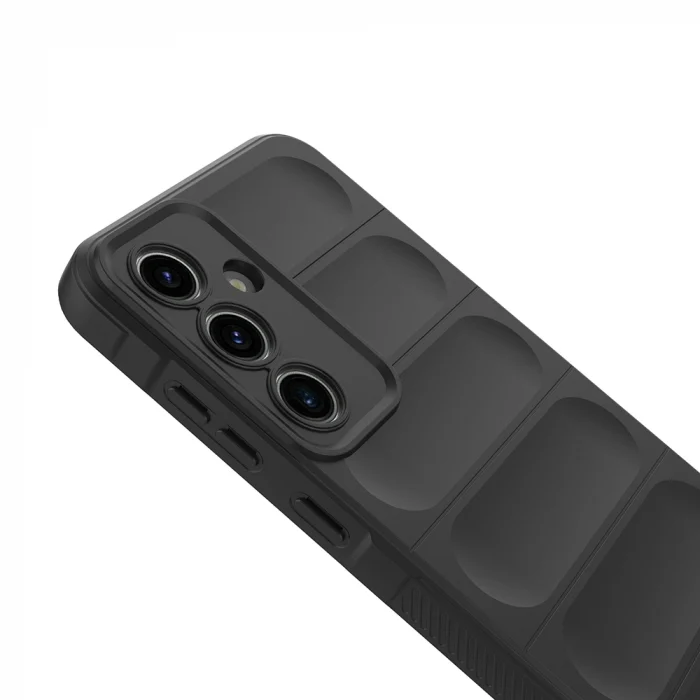 Samsung S25 FE Kılıf Esnek TPU Oyuklu Arka Yüzey Tasarımlı Etnik Silikon Kapak