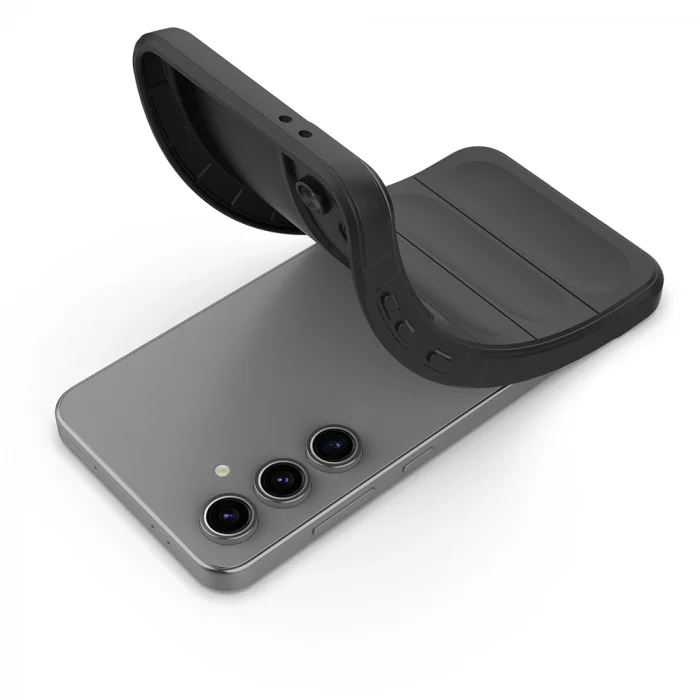 Samsung S25 FE Kılıf Esnek TPU Oyuklu Arka Yüzey Tasarımlı Etnik Silikon Kapak