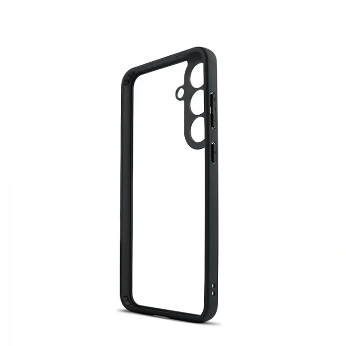 Samsung S25 FE Kılıf Kamera Korumalı Şeffaf Arka Yüzey New Roll Kapak