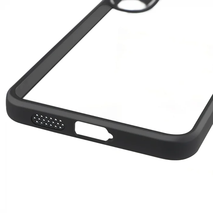 Samsung S25 FE Kılıf Kamera Korumalı Şeffaf Arka Yüzey New Roll Kapak