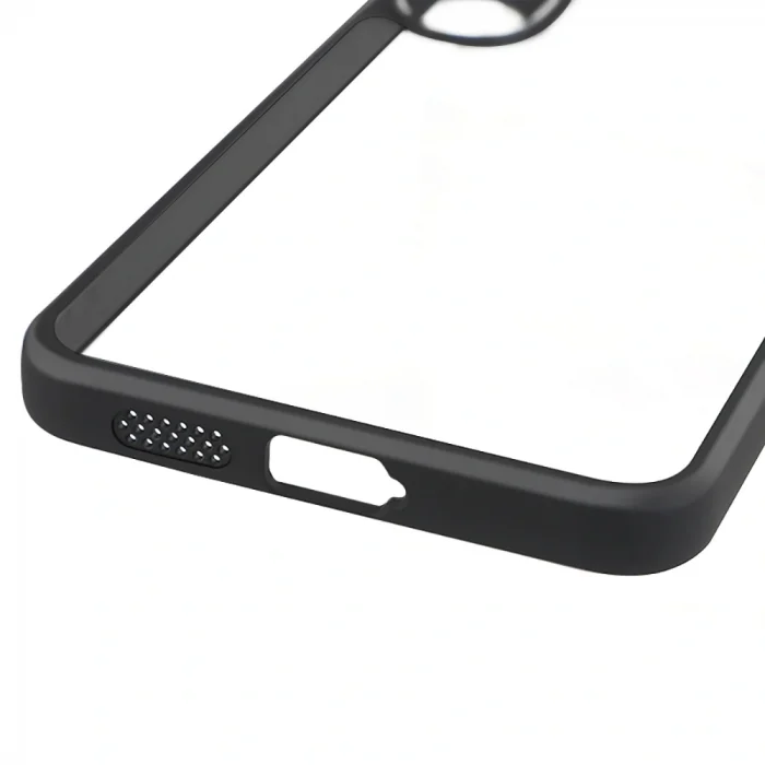 Samsung S25 FE Kılıf Kamera Korumalı Şeffaf Arka Yüzey New Roll Kapak