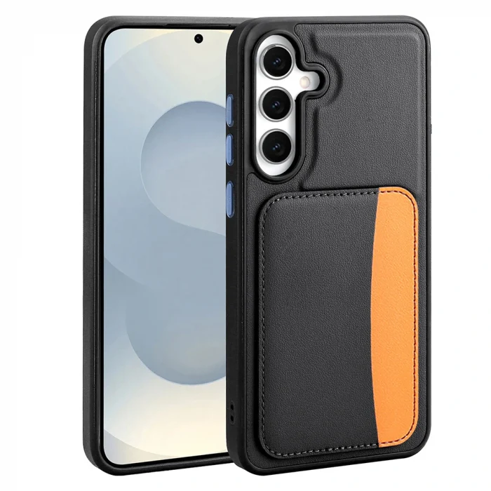 Samsung S25 FE Kılıf Kartlıklı X-Kart Silikon Kapak