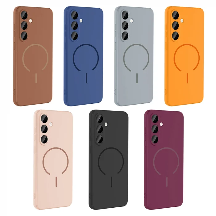 Galaxy S25 FE Kılıf M-safe Şarj Özellikli Zore Meta Kapak